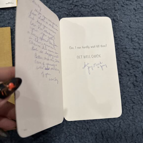 Vintage lot of 7 used get well cards - Picture 3 of 12